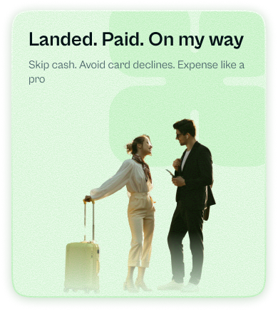 Landed. Paid. On my way